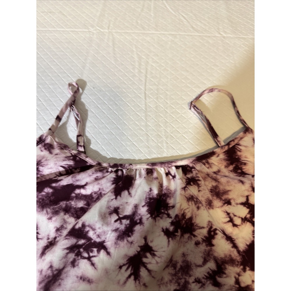 Faded Glory Girl Youth Purple Tie Dye Camisole, Tank Size XL (16/18) - Picture 3 of 9